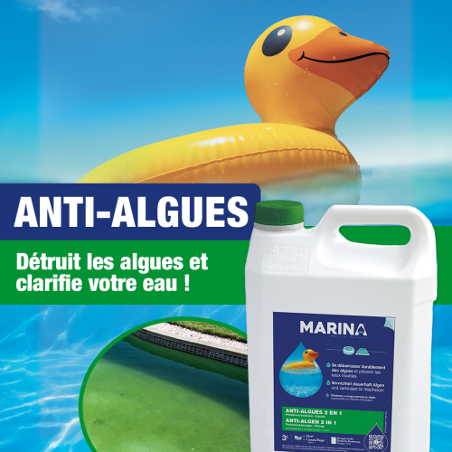 Anti algues 2 en 1