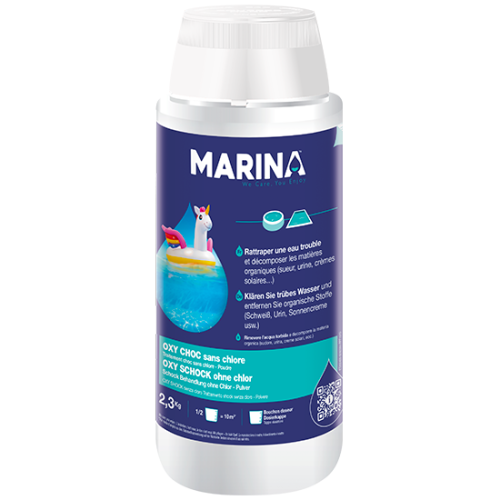 Bouteille de d'oxygène actif pour piscine